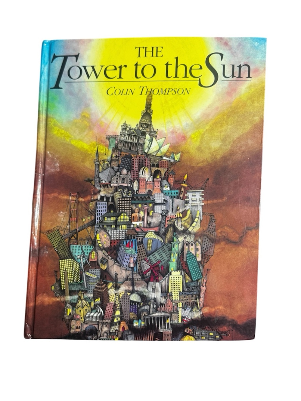 HARDCOVER The Tower to the Sun by Colin Thompson - Colorful Illustrate